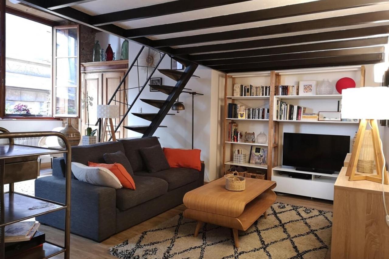 Authentic Loft With Mezzanine & Exposed Stones Heart Of Lyon Apartment Bagian luar foto