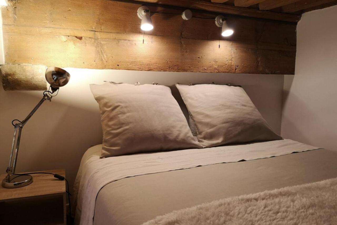 Authentic Loft With Mezzanine & Exposed Stones Heart Of Lyon Apartment Bagian luar foto
